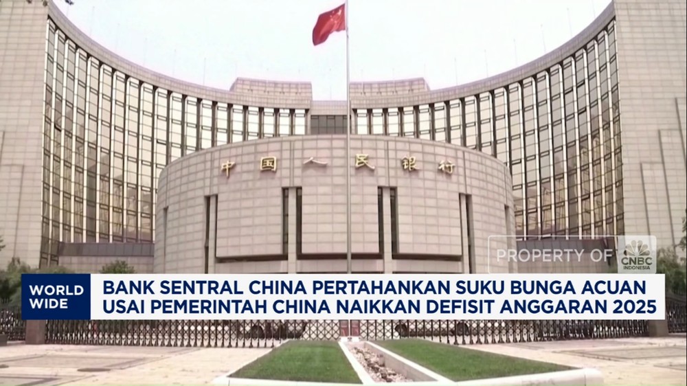 China Tahan Suku Bunga, Defisit Anggaran 2025 Naik!