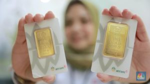 Emas Meroket, Saham ANTM Terbang Tinggi!