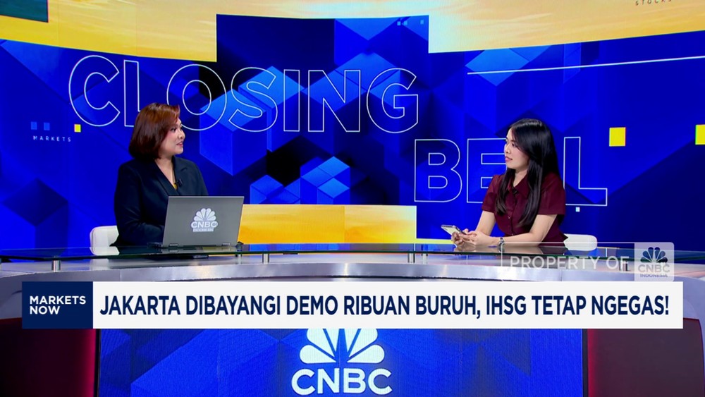 IHSG Naik Tipis! Aksi Demo Ribuan Buruh Tak Pengaruhi Pasar?