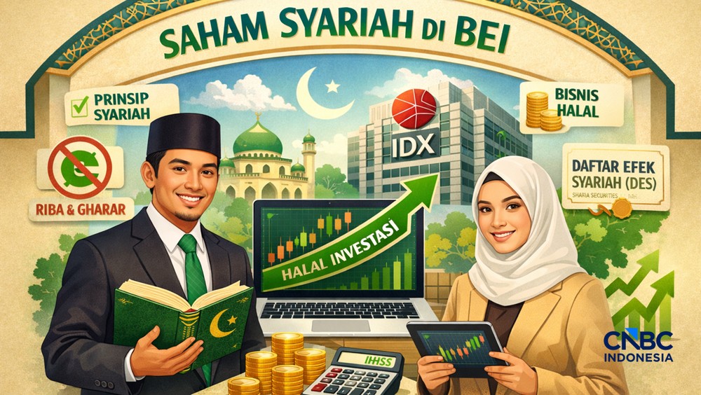 Bikin Kaget! 72% Saham di BEI Berlabel Syariah, Peluang Investor