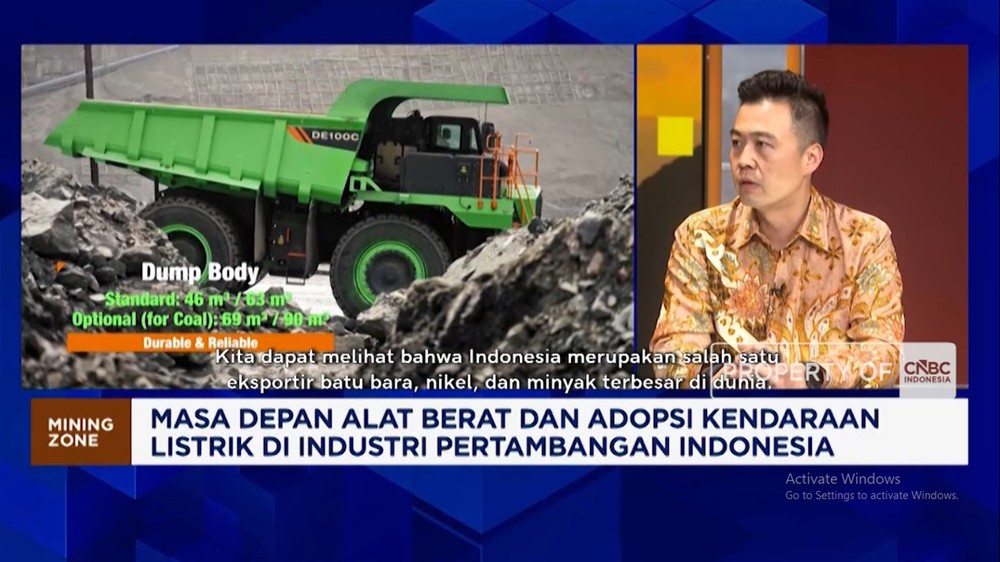 Alat Berat Listrik Kuasai Tambang RI Ini Untungnya