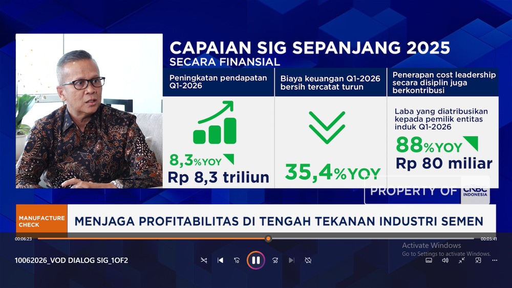 Terungkap Strategi Jitu SIG Jadi Raja Semen