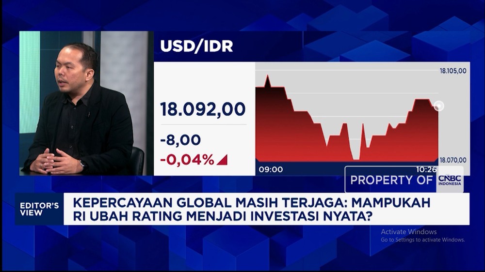 Rating RI Stabil Duit Asing Banjiri Bursa